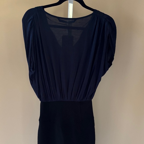 Zara One Shoulder Black Dress - Picture 3 of 7